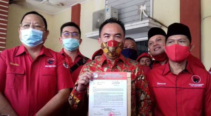 Eva, Saiful, Dendi, dan Adipati Resmi Dicalonkan PDIP Raden Adipati