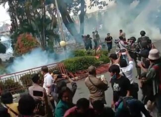 unjukrasa mahasiswa lampung