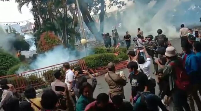 unjukrasa mahasiswa lampung