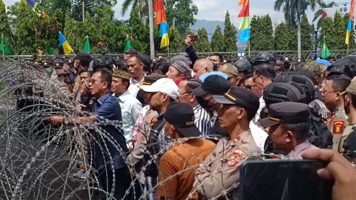Mahasiswa Lampung Kembali Unjuk Rasa Tolak UU Cipta Kerja